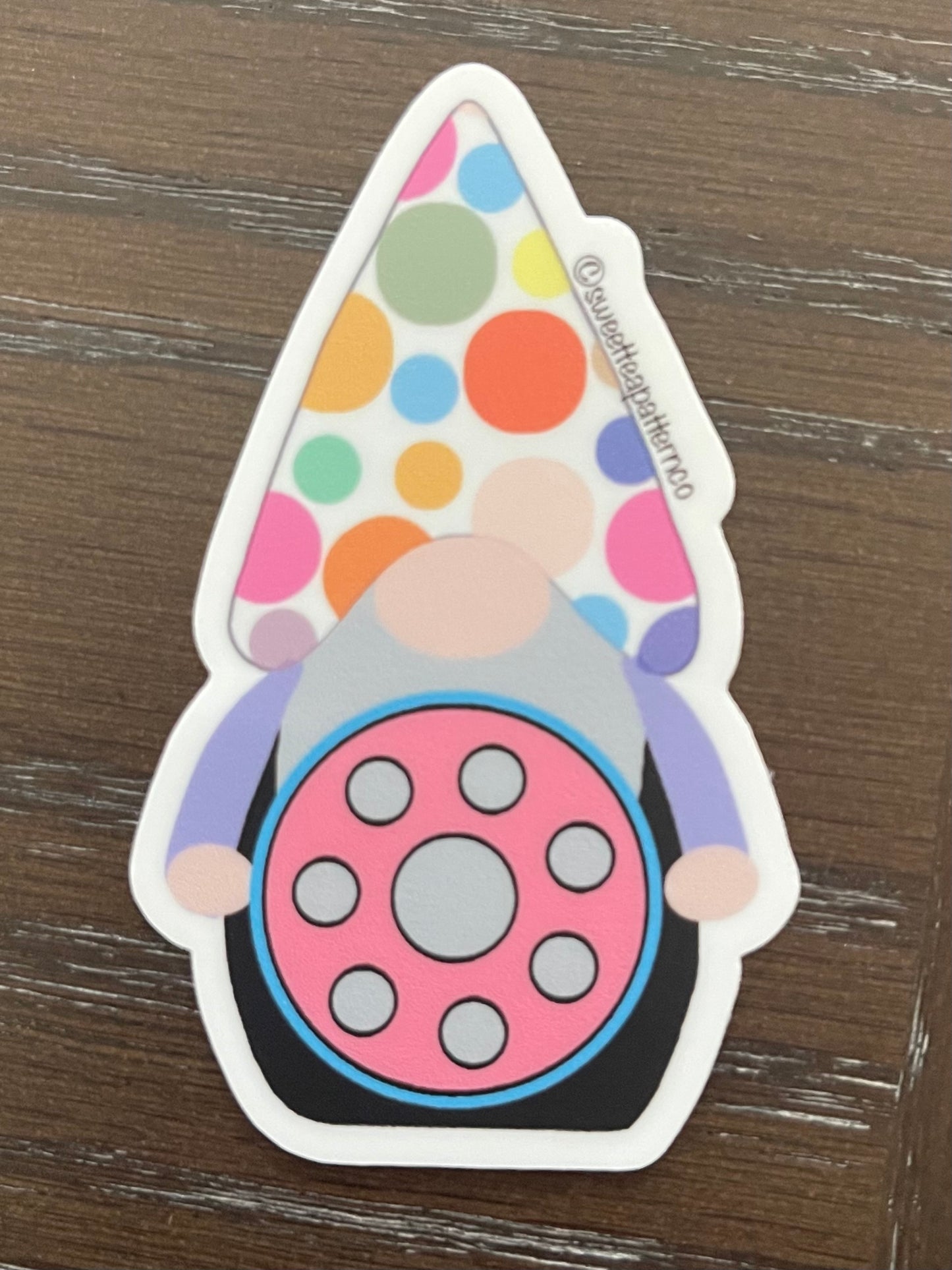 Gnome Spool Sticker