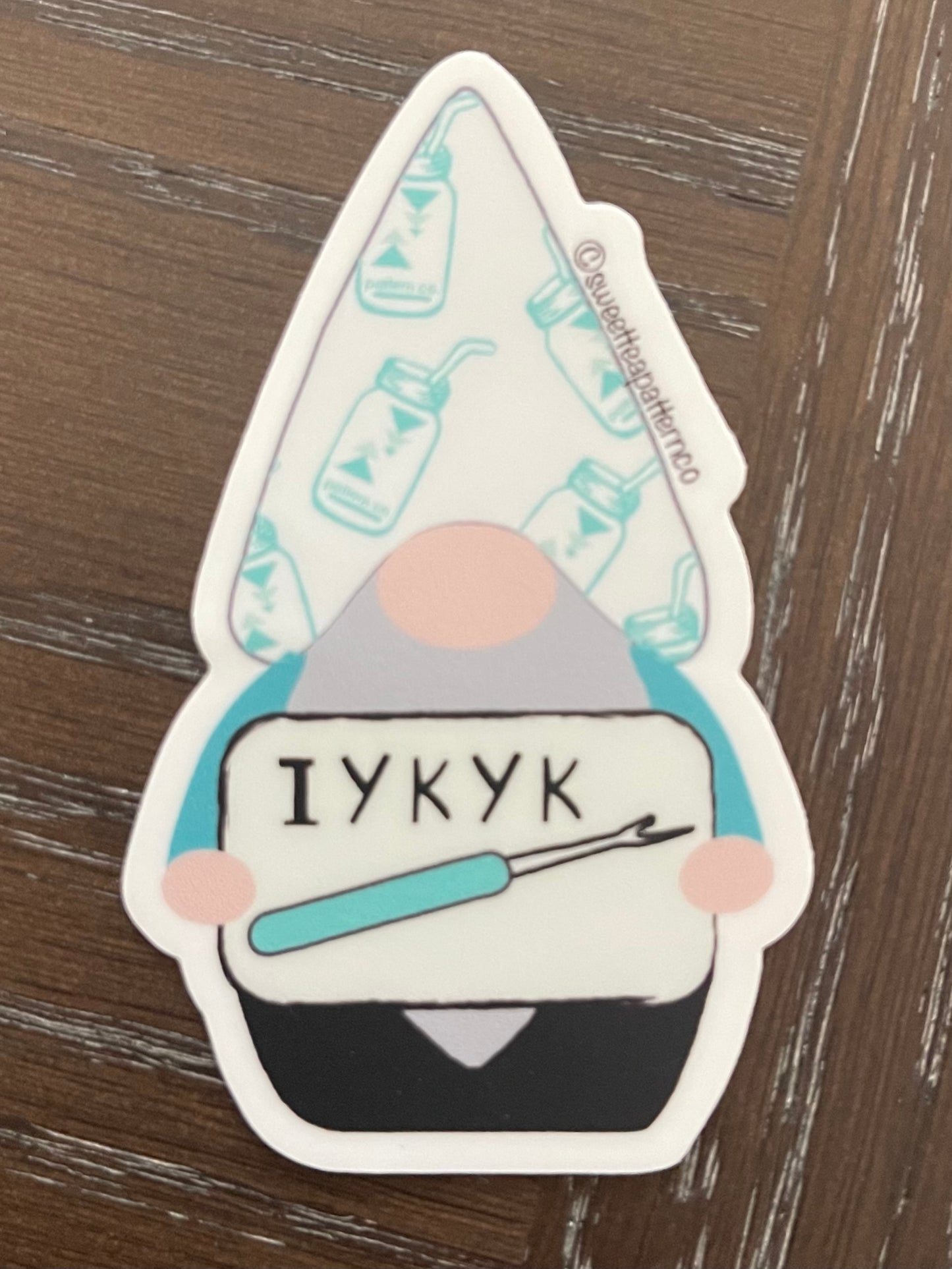 Gnome IYKYK Sticker
