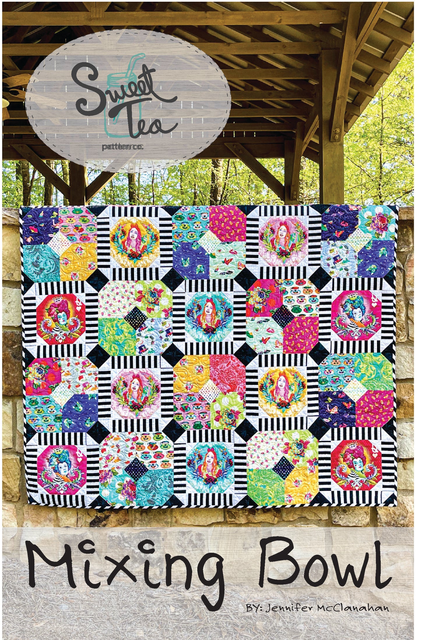 Mixing Bowl Quilt Kit - NightShade Deja Vu