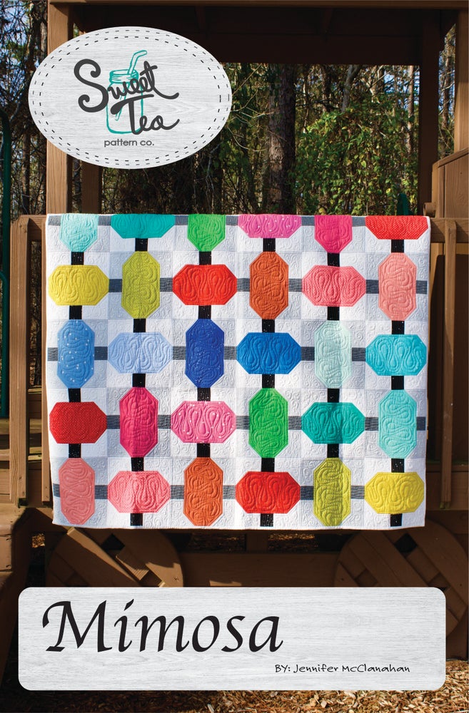 Mimosa Kit - Throw size using Tula Pink Curiouser and Curiouser