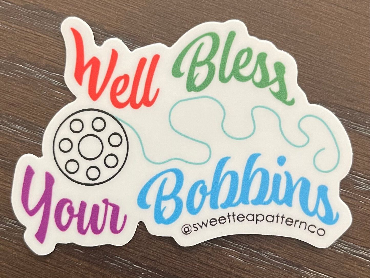 Bless Your Bobbins Sticker