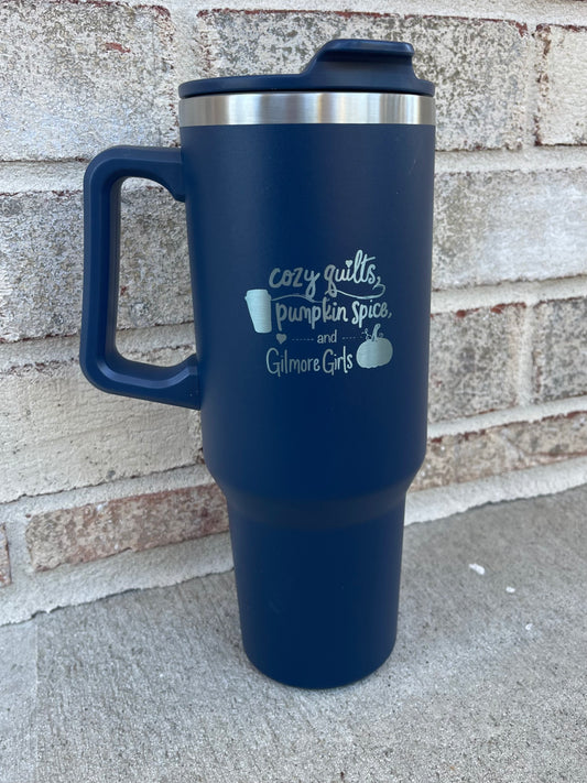 Cozy Quilts 40oz Tumbler