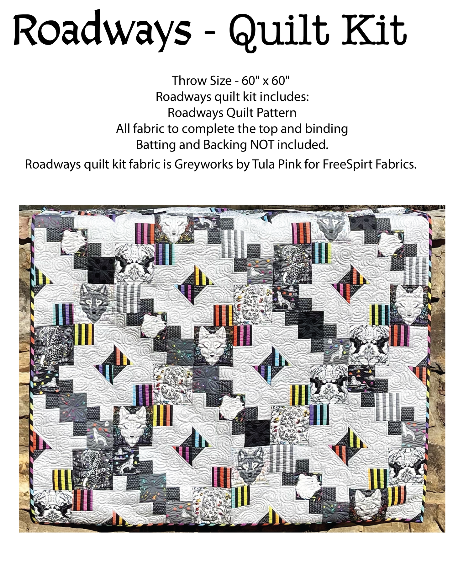 Roadways Quilt Kit