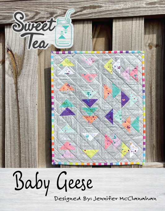 Baby Geese Mini Quilt (Paper Pattern)