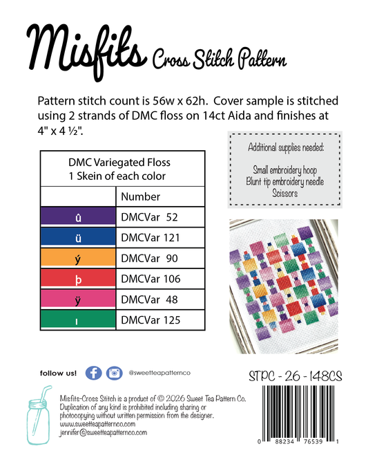 Misfits Crossstitch (PDF Pattern)